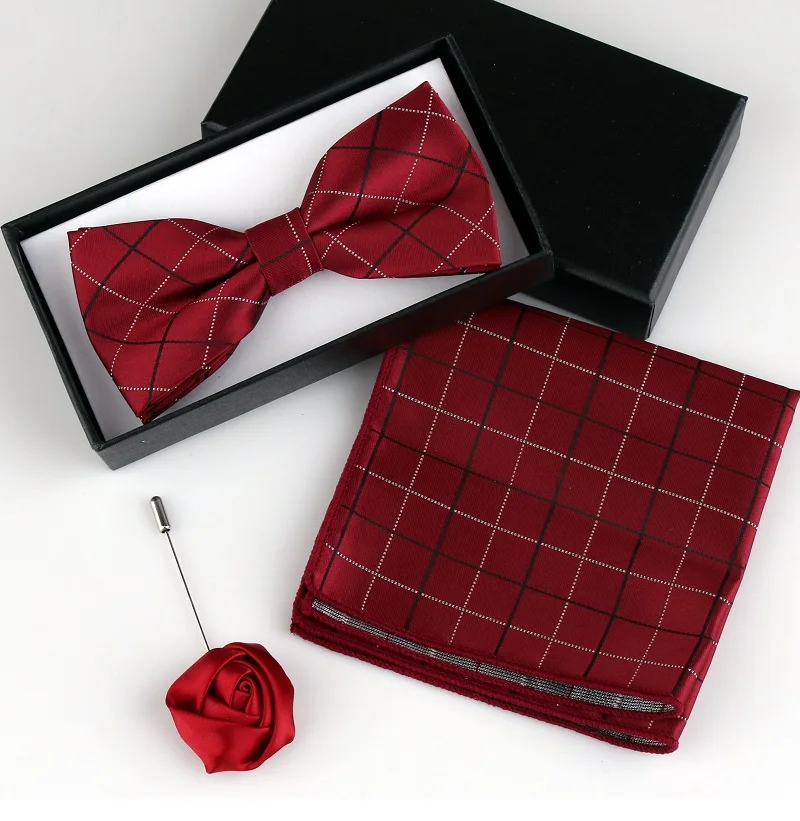 2020 New Fashion Designer Men's Bow Ties Wedding Double Fabric Plaid Bow Tie Gorgeous Show Banquet Butterfly Tie with Gift Box
2020 New Fashion Designer Men's Bow Ties Wedding Double Fabric Plaid Bow Tie Gorgeous Show Banquet Butterfly Tie with Gift Box