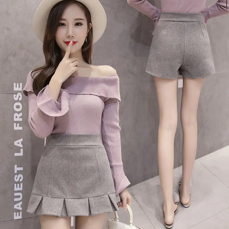 Shorts Women Women's High Waist Shorts Autumn Winter Lady's Pants Shorts Ropa Mujer
Shorts Women Women's High Waist Shorts Autumn Winter Lady's Pants Shorts Ropa Mujer
