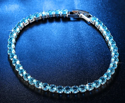 

YPD190, свадебное ожерелье из стерлингового серебра 925 пробы с жемчугом из циркония, серьги, браслет для влюбленных из кристаллов