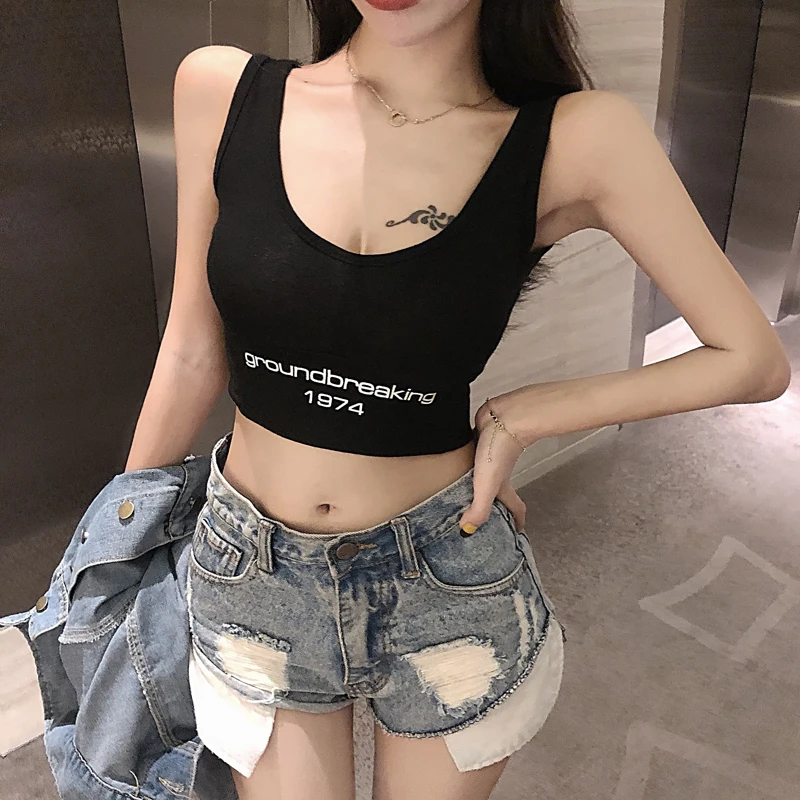 2021 New Arrival Women Summer Sexy t Shirt Solid Casual Short Black Crop Tank Tops
2021 New Arrival Women Summer Sexy t Shirt Solid Casual Short Black Crop Tank Tops