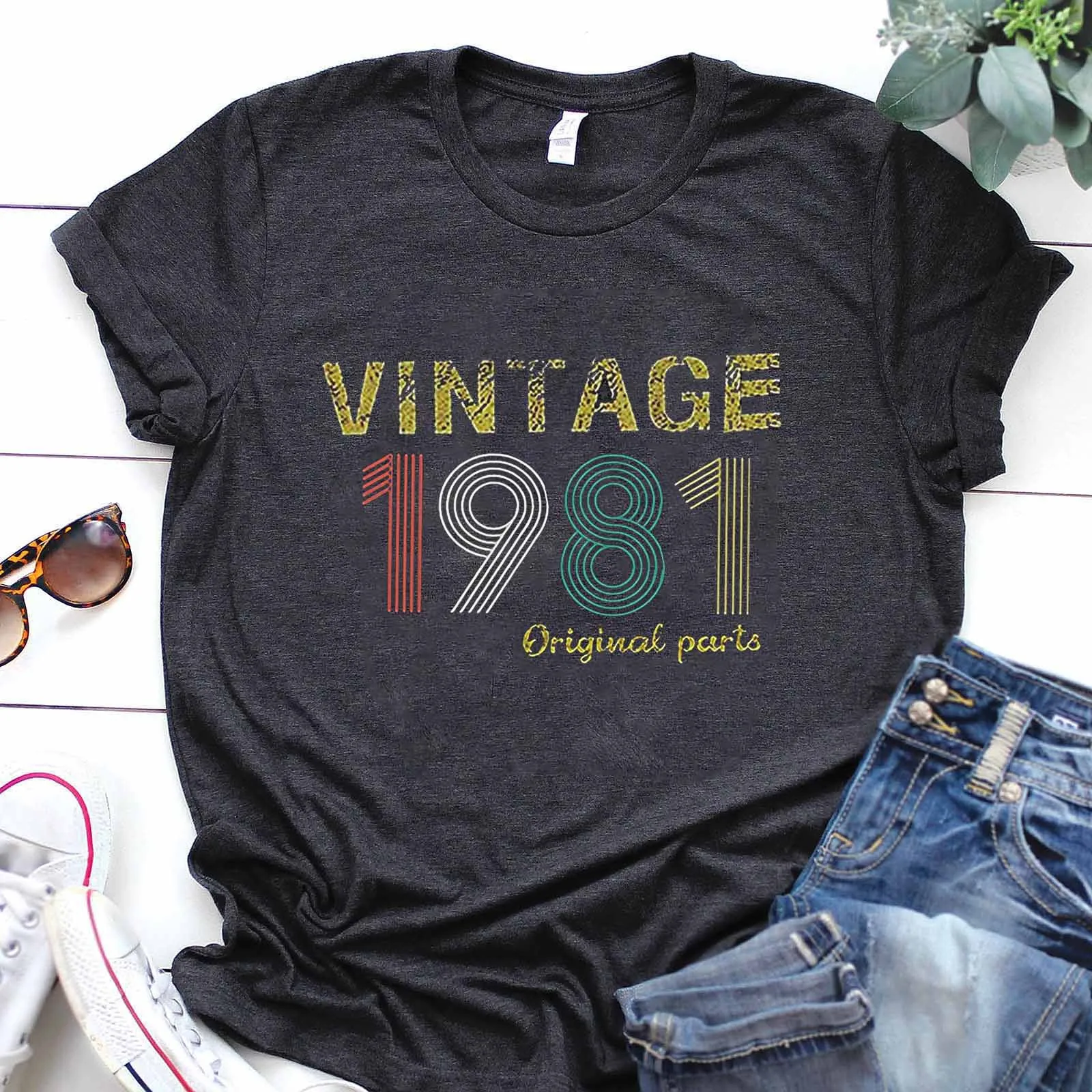 Vintage 1971 Original Parts Tee Women O-Neck Short Sleeve Funny Graphic T Shirts Ladies Summer Tops 2021 Birthday Gifts A40
Vintage 1971 Original Parts Tee Women O-Neck Short Sleeve Funny Graphic T Shirts Ladies Summer Tops 2021 Birthday Gifts A40