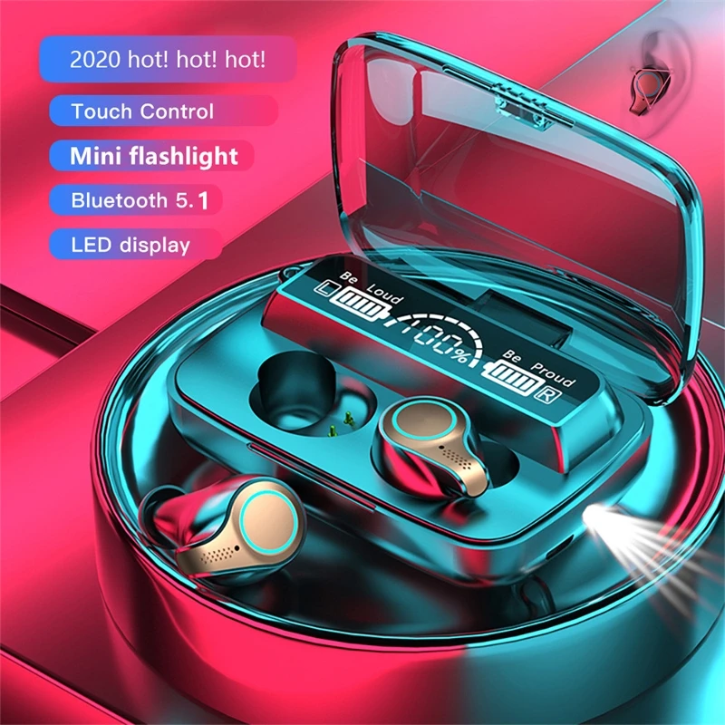 Bluetooth Earphones TWS Wireless Headphones Fingerprint Touch Headset Waterproof Stereo Earbuds For Sports Headphones
Bluetooth Earphones TWS Wireless Headphones Fingerprint Touch Headset Waterproof Stereo Earbuds For Sports Headphones