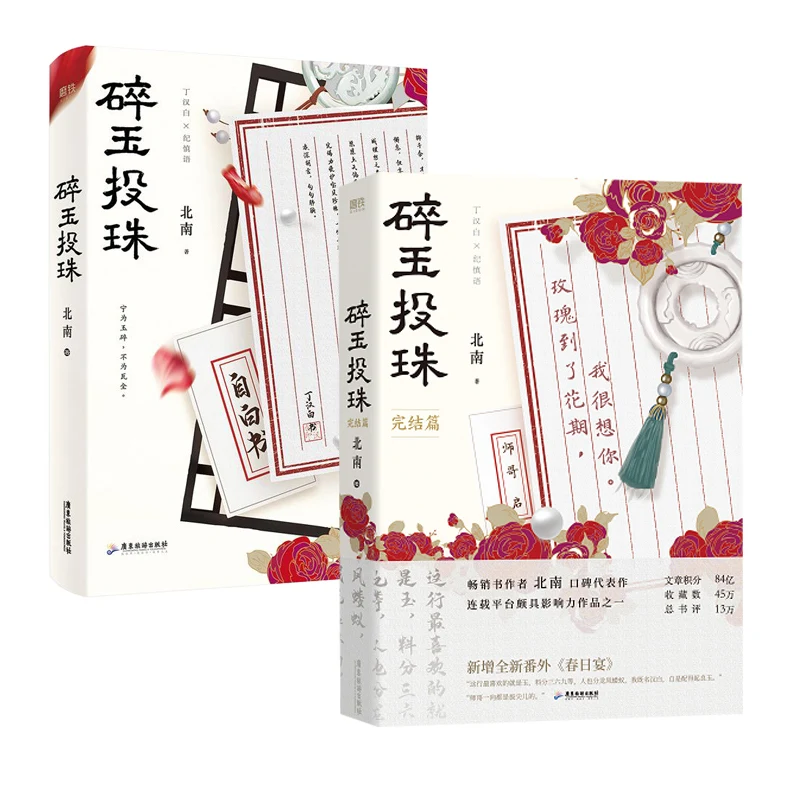 

2 Books/Set Sui Yu Tou Zhu Official Novel Volume 1+2 Ding Hanbai, Ji Shenyu Chinese Ancient BL Romance Fiction Books