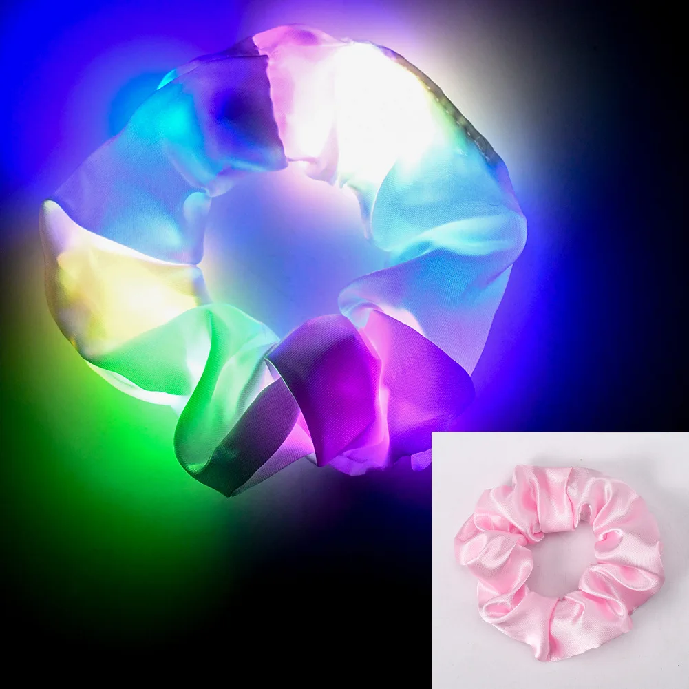 2021New Arrival Girls LED Luminous Scrunchies Hairband Ponytail Holder Headwear Elastic Hair Bands Solid Color Hair Accessories
2021New Arrival Girls LED Luminous Scrunchies Hairband Ponytail Holder Headwear Elastic Hair Bands Solid Color Hair Accessories