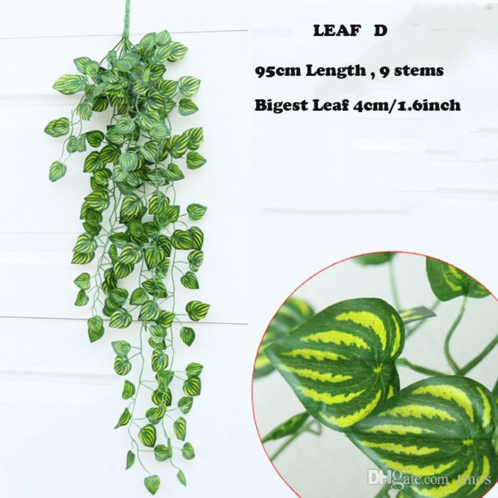 10PCS Green Artificial Fake Hanging Vine Plant Leaves Foliage Flower Garland Home Garden Wall Hanging Decoration IVY Vine Suppli
10PCS Green Artificial Fake Hanging Vine Plant Leaves Foliage Flower Garland Home Garden Wall Hanging Decoration IVY Vine Suppli