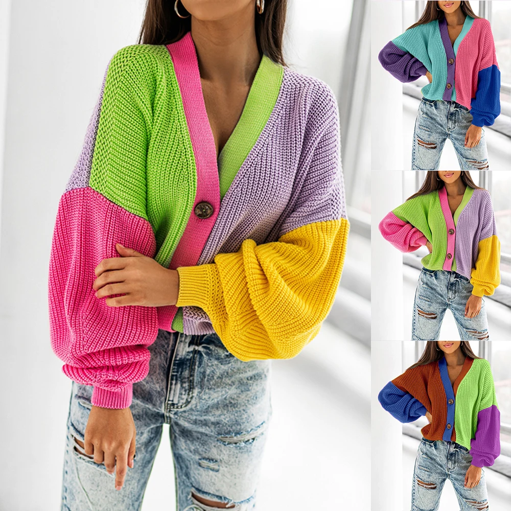 Knitted Cardigans Sweater Fashion Autumn Long Sleeve Knitted Cardigan For Women Thin Tops For Women Loose Coat Female Tops 2021
Knitted Cardigans Sweater Fashion Autumn Long Sleeve Knitted Cardigan For Women Thin Tops For Women Loose Coat Female Tops 2021