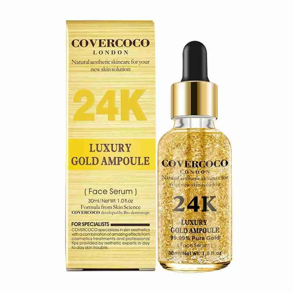 30ml 24K Gold Essence Shrinks Pores Moisturizing Oil-control Whitening Anti Aging Anti Wrinkles Face Serum Skin Care
30ml 24K Gold Essence Shrinks Pores Moisturizing Oil-control Whitening Anti Aging Anti Wrinkles Face Serum Skin Care