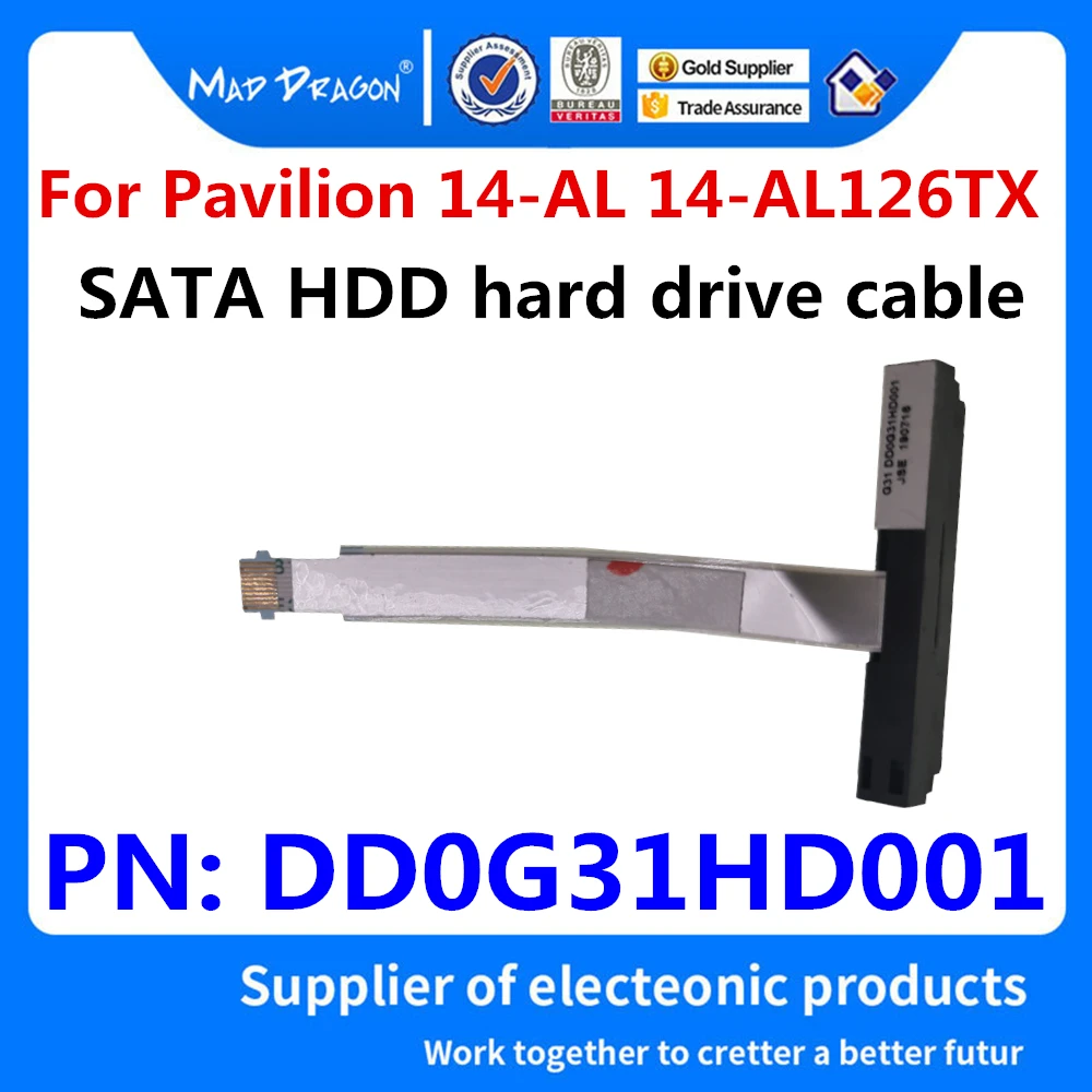 HDD Cable For HP Pavilion 14-AL126TX 14-AL125TX 071tx 028TX 029TX TPN-Q171 laptop SATA SSD Hard Drive Adapter wire DD0G31HD001
HDD Cable For HP Pavilion 14-AL126TX 14-AL125TX 071tx 028TX 029TX TPN-Q171 laptop SATA SSD Hard Drive Adapter wire DD0G31HD001