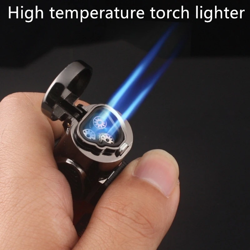 High temperature Visible gas Blue Flame Torch Turbo Lighter Spray Gun Electronic Lighter gas Lighter 1300C Lighters Men NO GAS
High temperature Visible gas Blue Flame Torch Turbo Lighter Spray Gun Electronic Lighter gas Lighter 1300C Lighters Men NO GAS