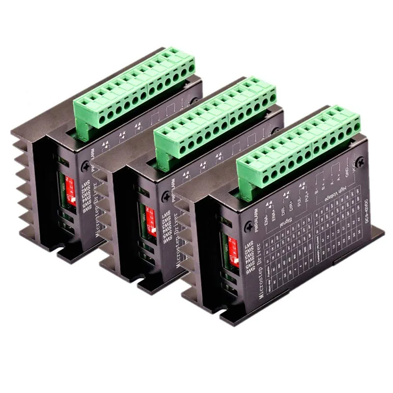 Контроллер TB6600 4A 9-42 в, 32-компонентный обновленный одноосевой гибридный шаговый двигатель с ЧПУ Nema Tb6600
Контроллер TB6600 4A 9-42 в, 32-компонентный обновленный одноосевой гибридный шаговый двигатель с ЧПУ Nema Tb6600
