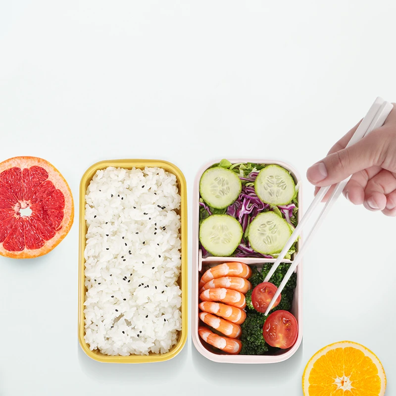 Double layer lunch box microwave office workers children students portable bento box
Double layer lunch box microwave office workers children students portable bento box