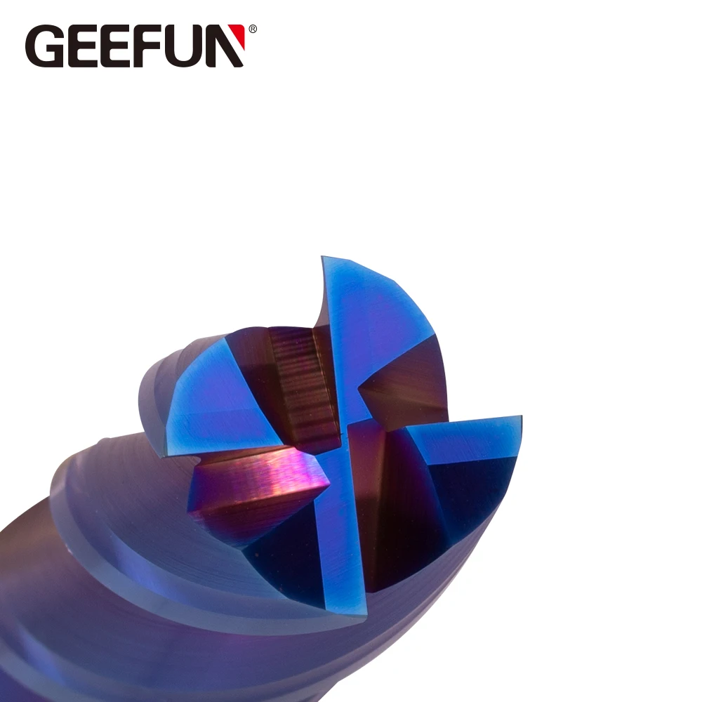 JF GEK 4 flutes flattened nACo-Blue Coated D1.5*4*D4*50*4T Solid carbide end mills with straight shank HRC65 endmills cutter
JF GEK 4 flutes flattened nACo-Blue Coated D1.5*4*D4*50*4T Solid carbide end mills with straight shank HRC65 endmills cutter