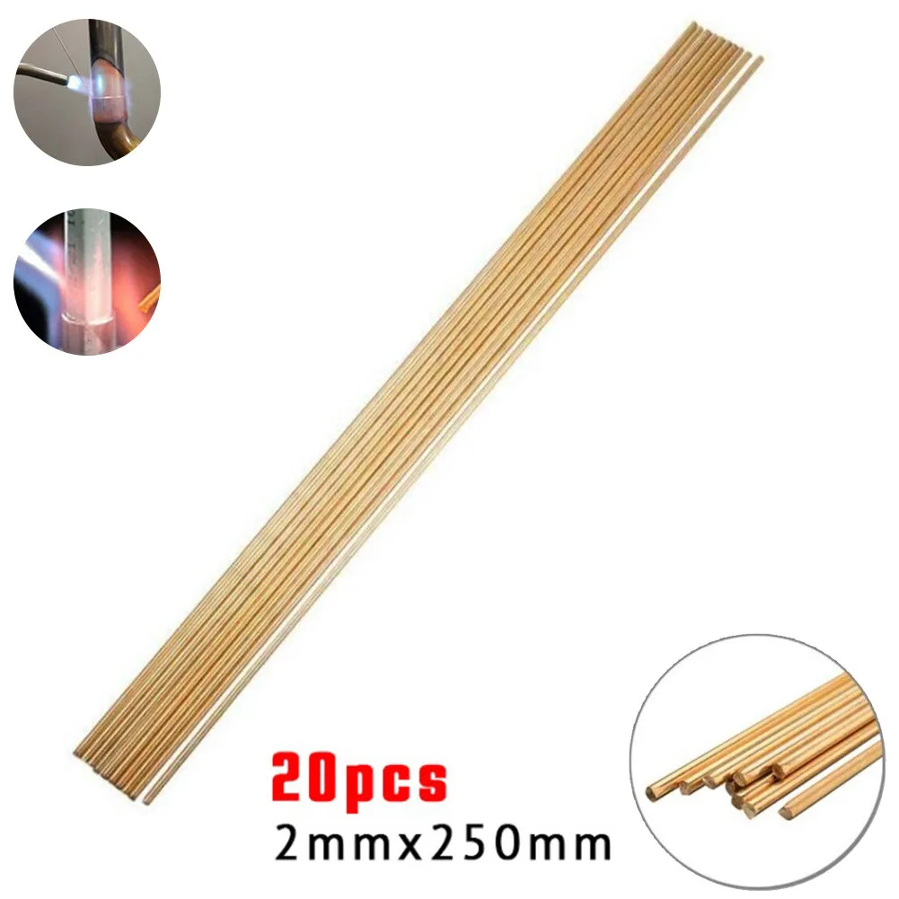 20pcs Brass Welding Rod Phosphorus Copper Wires Sticks 2mm * 250mm For Repair Welding Brazing Soldering Welding Rods
20pcs Brass Welding Rod Phosphorus Copper Wires Sticks 2mm * 250mm For Repair Welding Brazing Soldering Welding Rods