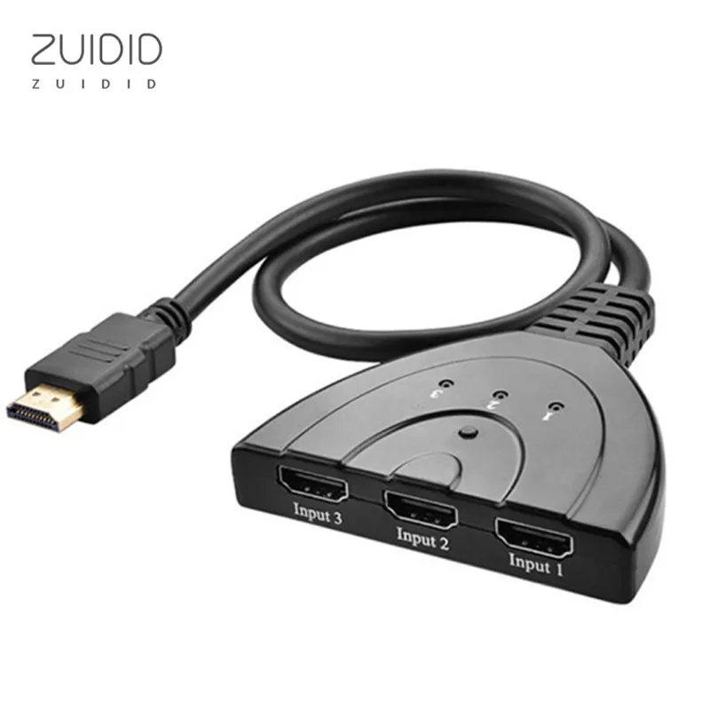 3 Port Multifunctional HDMI-compatible Splitter 108P Switcher For Home DVD HDTV Xbox Smart Android Adapter
3 Port Multifunctional HDMI-compatible Splitter 108P Switcher For Home DVD HDTV Xbox Smart Android Adapter