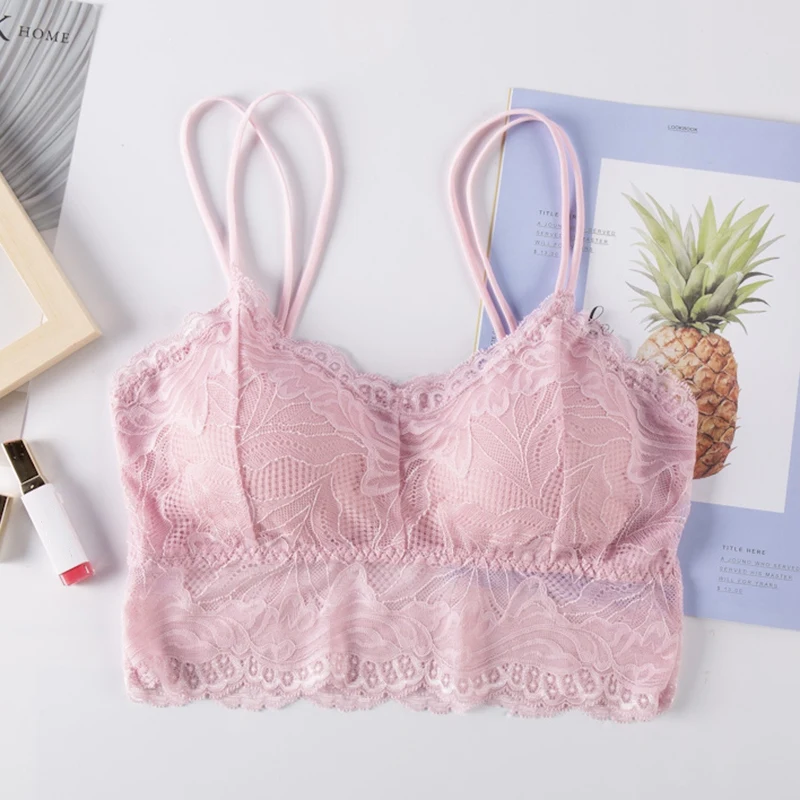 Women Beautiful Back Wire free Lace Tube Tops Bra Soft Skin-friendly Stretch Sling Lingerie
Women Beautiful Back Wire free Lace Tube Tops Bra Soft Skin-friendly Stretch Sling Lingerie
