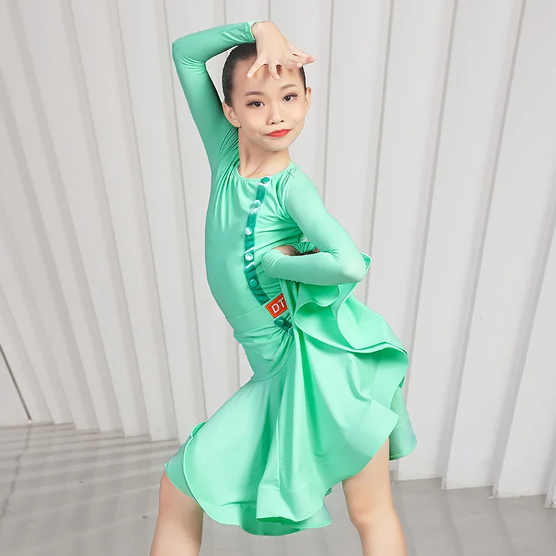 Green Latin Dance Wear For Girls Ballroom Practice Wear Competition Costume Designer Clothes Dancer Outfits Tap Dancewear JL2134
Green Latin Dance Wear For Girls Ballroom Practice Wear Competition Costume Designer Clothes Dancer Outfits Tap Dancewear JL2134