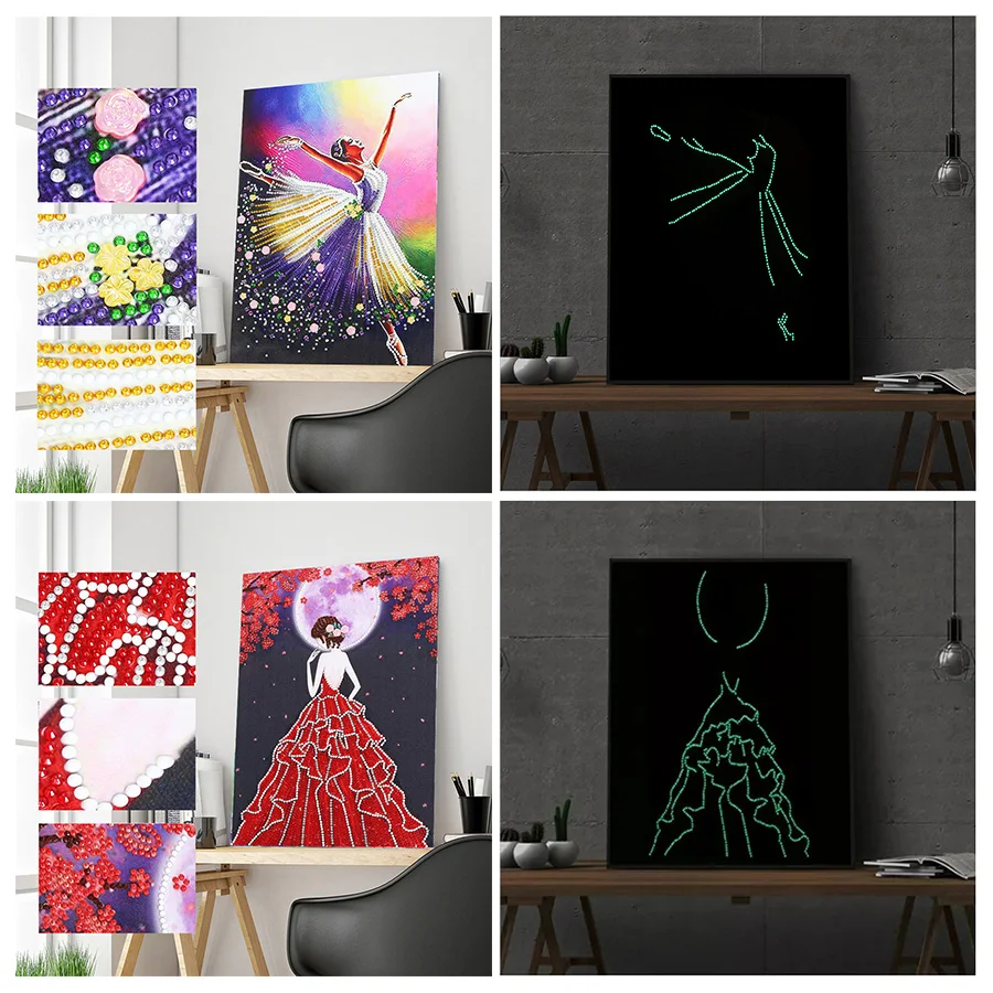 5D DIY Diamond Painted Set Portrait Luminous Shaped Diamond Embroidery Girl Flower Mosaic Cross Stitch Home Decoration Art Gift
5D DIY Diamond Painted Set Portrait Luminous Shaped Diamond Embroidery Girl Flower Mosaic Cross Stitch Home Decoration Art Gift