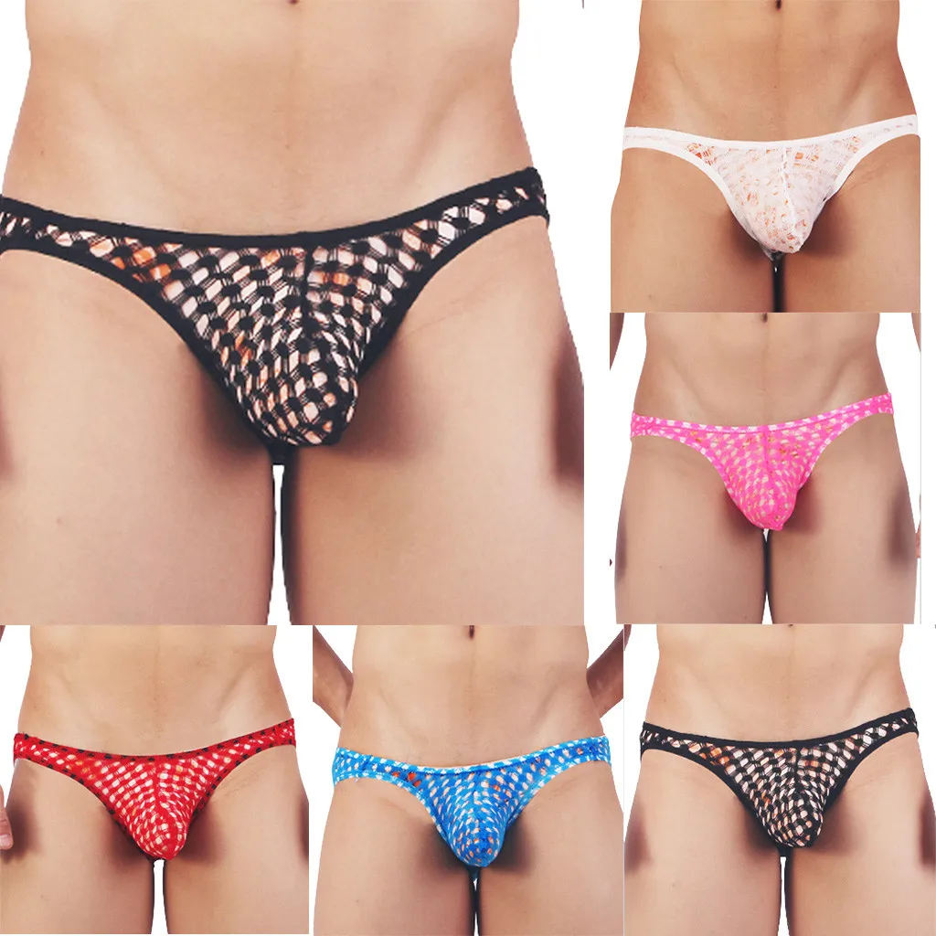 Men Underwear Transparent Fishnet Mesh Bikini Briefs Underwear Bulge Underpants Fashion Low Waist Brief Sexy Lingerie Intimates
Men Underwear Transparent Fishnet Mesh Bikini Briefs Underwear Bulge Underpants Fashion Low Waist Brief Sexy Lingerie Intimates