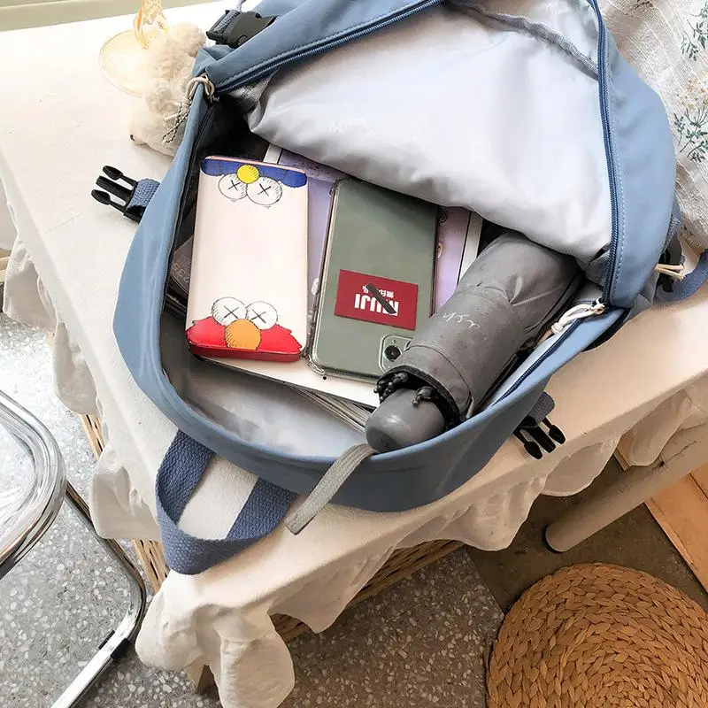 2021 New waterproof nylon Women Backpack multi-pocket Contrast color Travel Backpack Korean Schoolbag for girls Book Mochilas
2021 New waterproof nylon Women Backpack multi-pocket Contrast color Travel Backpack Korean Schoolbag for girls Book Mochilas