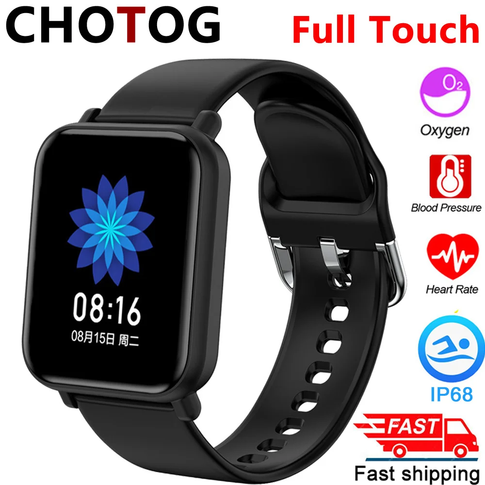 Умные часы Full Touch для мужчин и женщин на заказ модные обои фитнес трекер Ip68