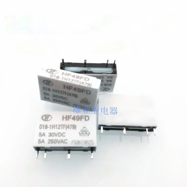 

10PCS/LOT NEW 18V relay HF49FD 018-1H12TF 18vdc HF49FD0181H12TF 18V 18VDC DC18V 5A 250VAC 4pin