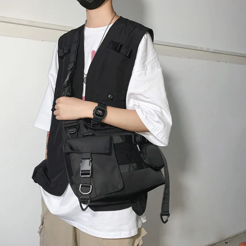Shoulder Bag Men and Women Shoulder Bag INS Trend STUDENT'S Backpack Japanese-style Messenger Bag Popular Brand Workwear Multipl
Shoulder Bag Men and Women Shoulder Bag INS Trend STUDENT'S Backpack Japanese-style Messenger Bag Popular Brand Workwear Multipl
