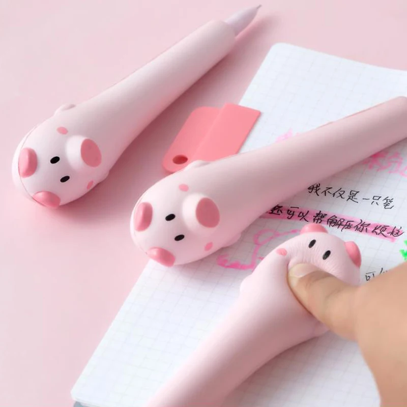 1X Soft Sponge Pink Pig Pressure Relief Gel Pen School Stationery 0.5mm Black
1X Soft Sponge Pink Pig Pressure Relief Gel Pen School Stationery 0.5mm Black