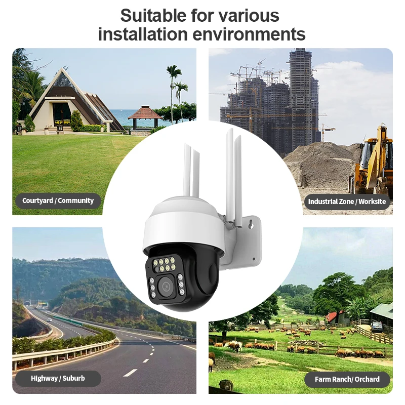 INQMEGA 1080P HD Outdoor Wifi Mini PTZ IP camera Full Color Camera 3 inch 2MP Auto Tracking speed dome Camera Waterproof Yoosee
INQMEGA 1080P HD Outdoor Wifi Mini PTZ IP camera Full Color Camera 3 inch 2MP Auto Tracking speed dome Camera Waterproof Yoosee
