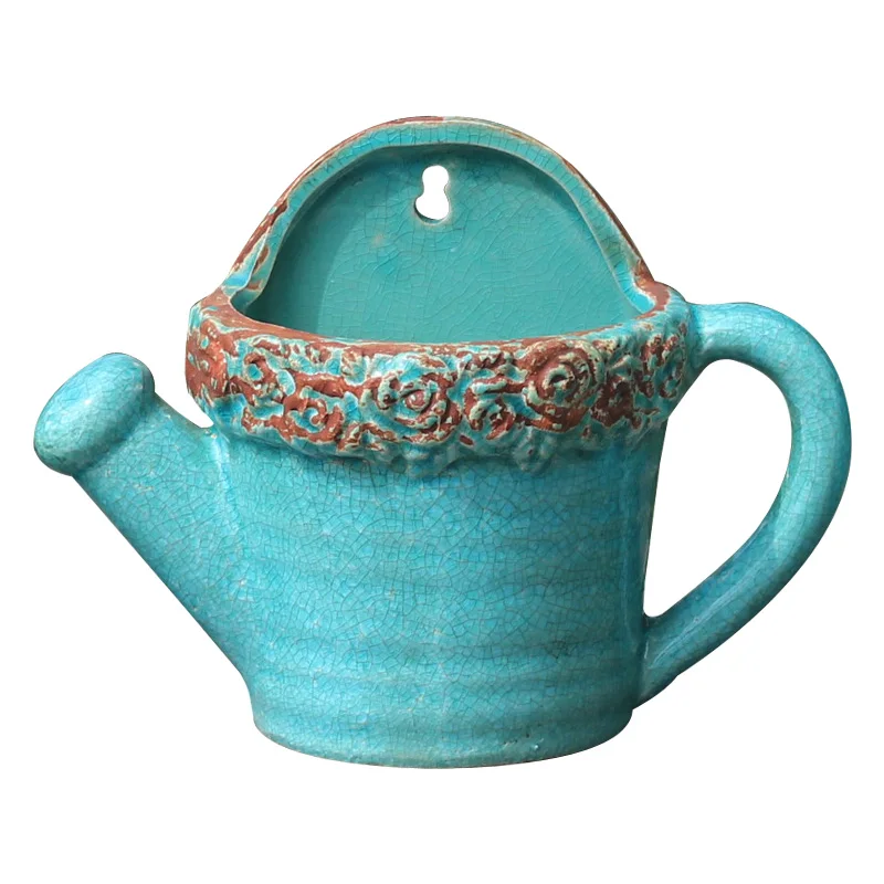 European Creative Balcony Wall Hanging Retro Ceramic Hanging Pot Succulent Hydroponic Green Dill Wall Decoration Flower Pot
European Creative Balcony Wall Hanging Retro Ceramic Hanging Pot Succulent Hydroponic Green Dill Wall Decoration Flower Pot