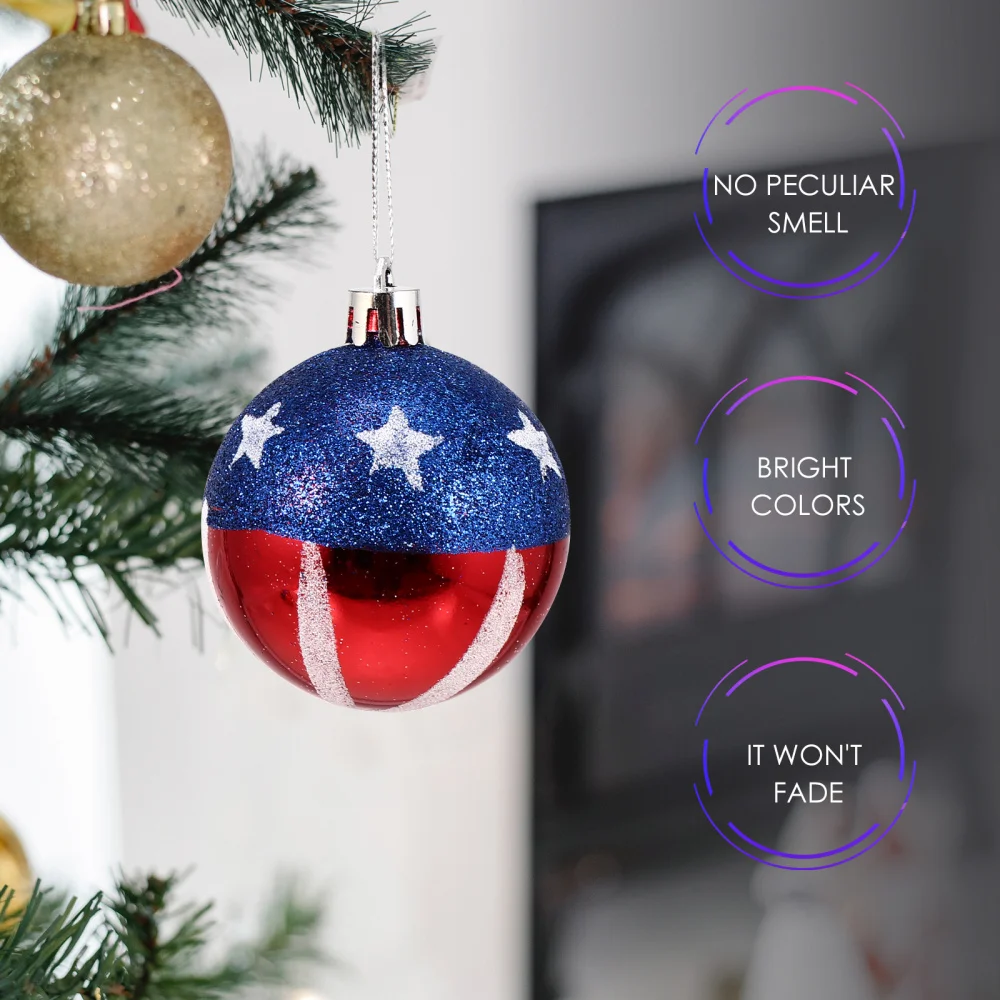 9Pcs 4th of July Hanging Balls Decorative Hanging Ornaments Tree Decorations
9Pcs 4th of July Hanging Balls Decorative Hanging Ornaments Tree Decorations