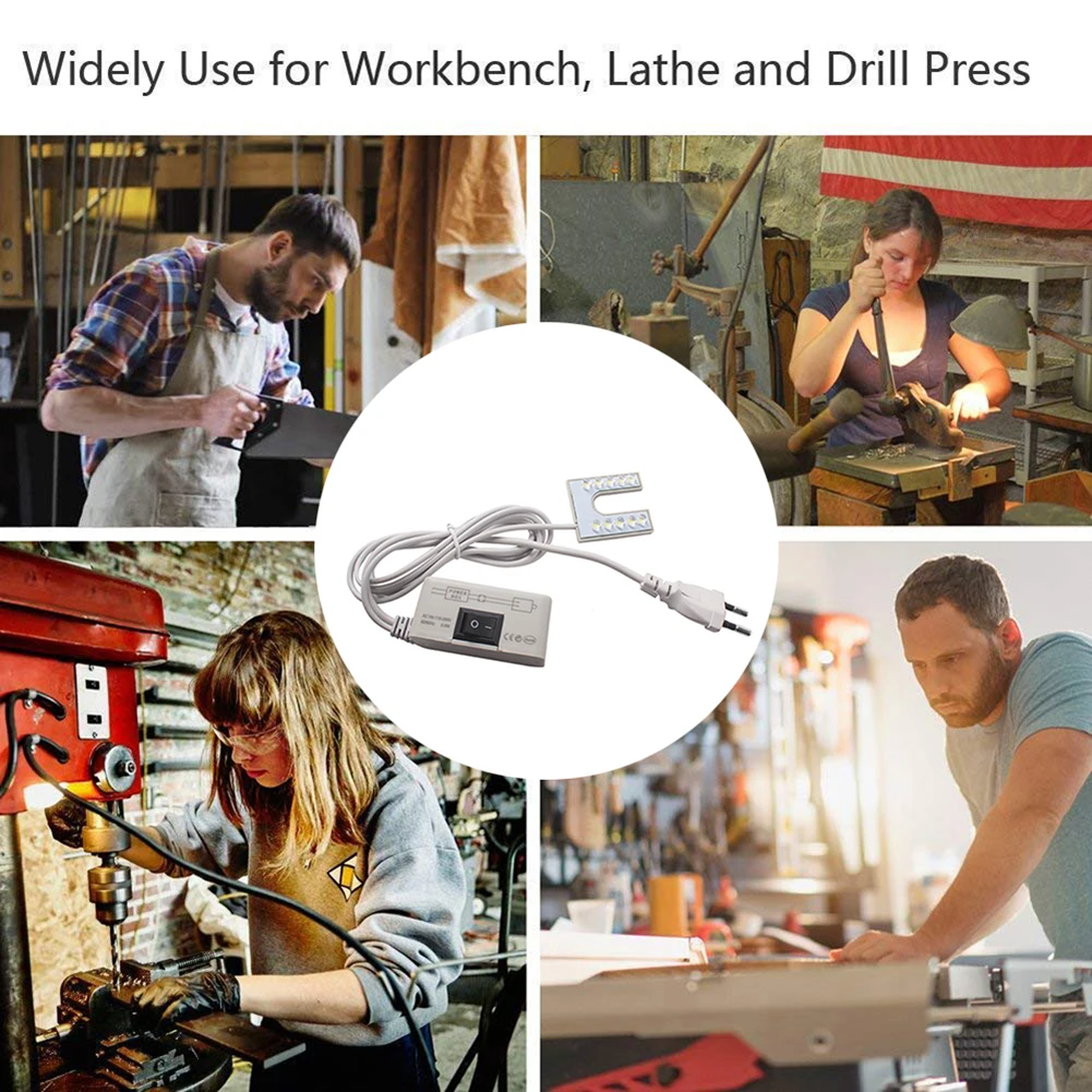 Sewing Machine Light 10 LEDs Magnetic Mount 6500K Flexible Work Lamp Magnetic Sewing light for Drill Press LED Working Light
Sewing Machine Light 10 LEDs Magnetic Mount 6500K Flexible Work Lamp Magnetic Sewing light for Drill Press LED Working Light