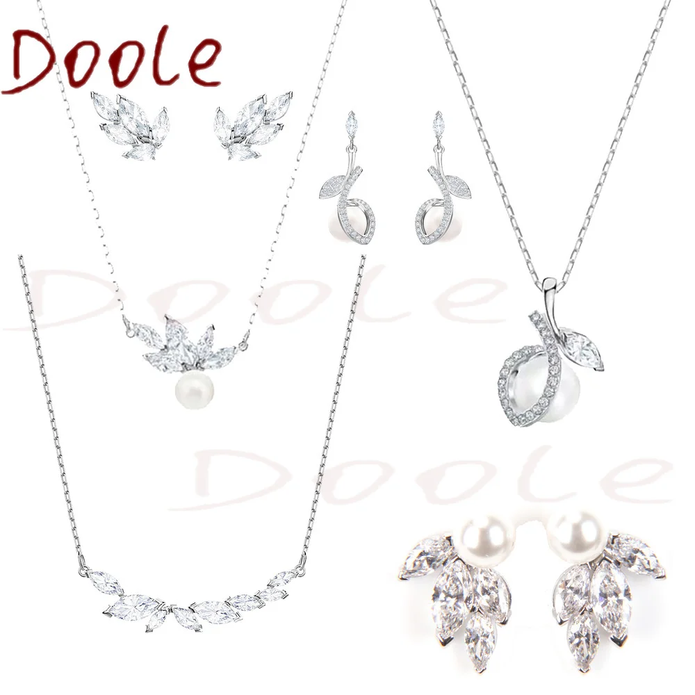 Fashion Jewelry High Quality SWA 1:1, Charm Simple Pearl Leaf Crystal Apple Shape Pendant Necklace Romantic Gift for Girlfriend
Fashion Jewelry High Quality SWA 1:1, Charm Simple Pearl Leaf Crystal Apple Shape Pendant Necklace Romantic Gift for Girlfriend