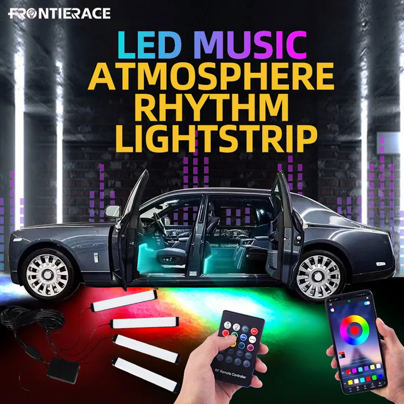 Rgb Music Led Lamplighting Auto Tuning Interior Cars Accessories Symphony Car Chassis Light Music Atmosphere Rhythm Light Strip
Rgb Music Led Lamplighting Auto Tuning Interior Cars Accessories Symphony Car Chassis Light Music Atmosphere Rhythm Light Strip