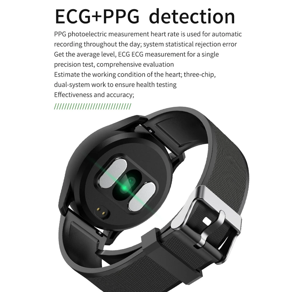 LEMFO 2019 Смарт часы ЭКГ + PPG пульсометр кровяное давление фитнес трекер напоминание