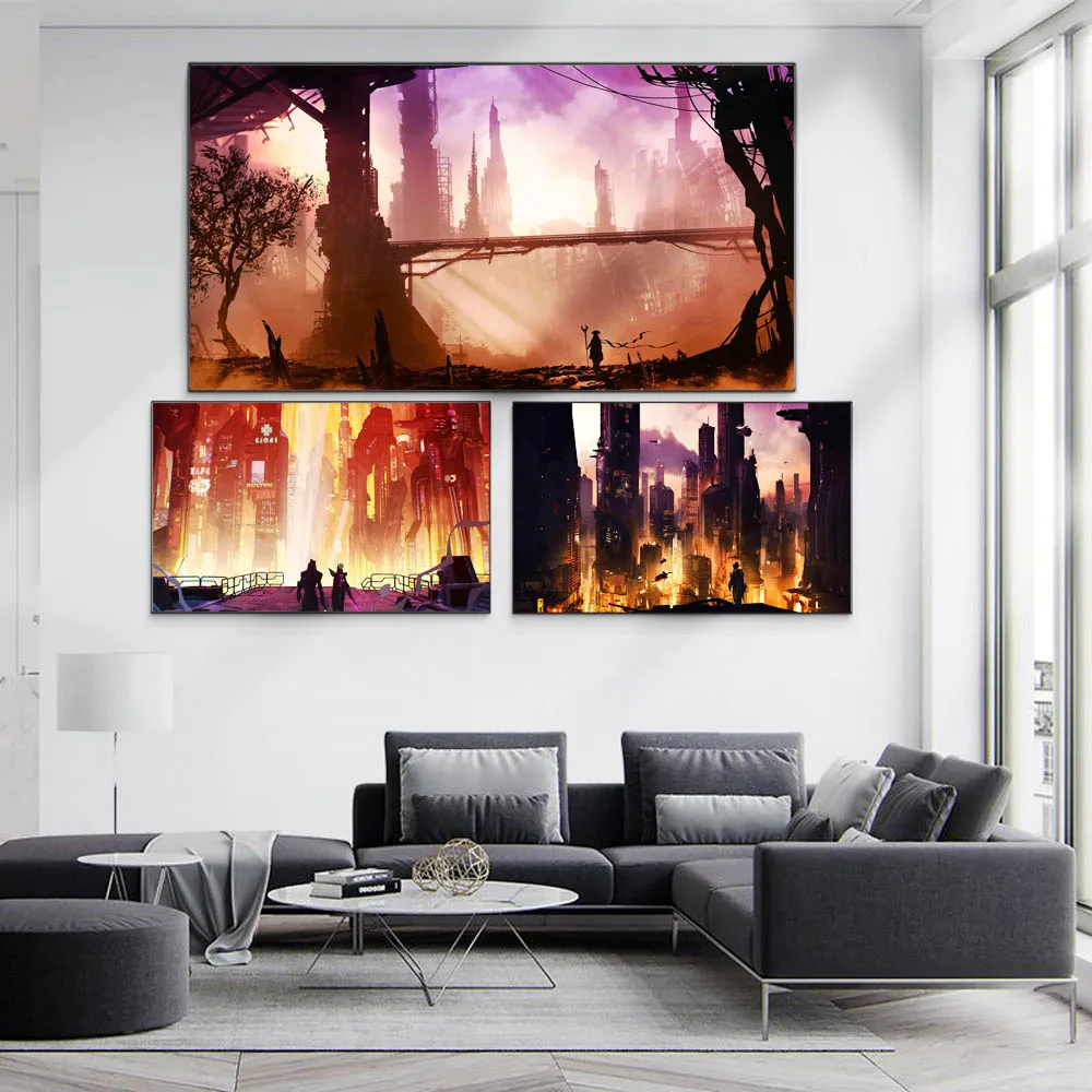 Animation oil painting city of fire art canvas painting living room corridor office home decoration mural
Animation oil painting city of fire art canvas painting living room corridor office home decoration mural