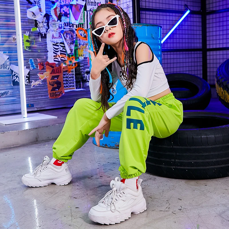 Fashion Jazz Street Dance Costumes For Girls Children Long Sleeve Tops Hiphop Pants Modern Dance Hip Hop Dancing Clothes DN6619
Fashion Jazz Street Dance Costumes For Girls Children Long Sleeve Tops Hiphop Pants Modern Dance Hip Hop Dancing Clothes DN6619