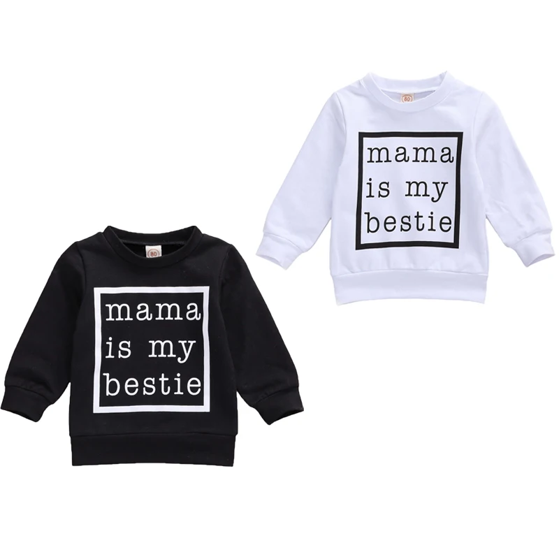 Autumn Toddler Baby's Clothes Boys Girls Sweatshirts Tops Long Sleeve Pullover Letter Print Loose Outfits Children's Clothing
Autumn Toddler Baby's Clothes Boys Girls Sweatshirts Tops Long Sleeve Pullover Letter Print Loose Outfits Children's Clothing