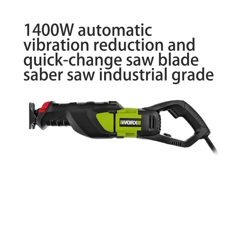 Vickers new reciprocating saw WU401 high-power 1400W automatic vibration reduction quick-change saw blade industrial
Vickers new reciprocating saw WU401 high-power 1400W automatic vibration reduction quick-change saw blade industrial
