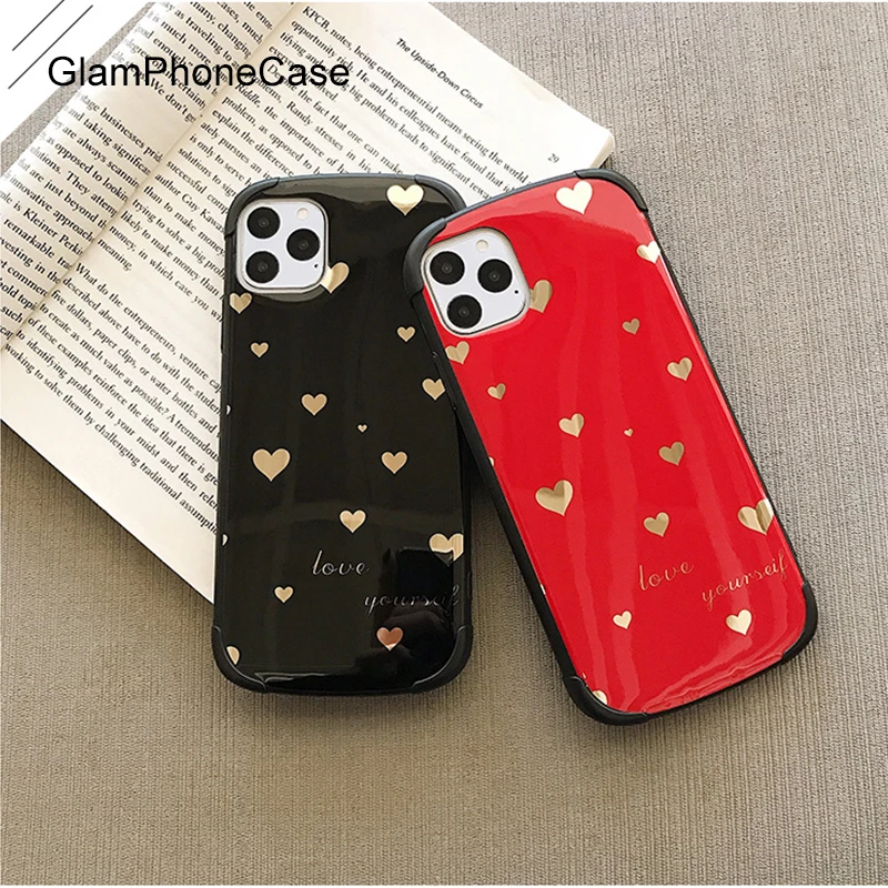 GlamPhoneCase простой бронзирующий чехол для телефона iPhone11Pro/Max X XS Max XR Мягкий