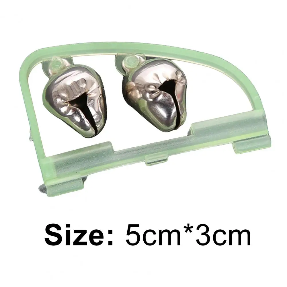 2Pcs Fishing Alarm Portable Twin Bells Plastic Alloy Outdoor Night Fishing Bell Rings for Workshops
2Pcs Fishing Alarm Portable Twin Bells Plastic Alloy Outdoor Night Fishing Bell Rings for Workshops