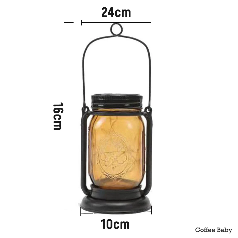 Solar Light Outdoor Decoration Hanging Solar Garden Light with 30 LED String Lights Retro Design Courtyard Balcony Decoration
Solar Light Outdoor Decoration Hanging Solar Garden Light with 30 LED String Lights Retro Design Courtyard Balcony Decoration