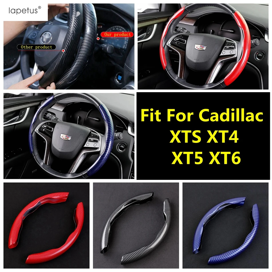 For Cadillac XTS XT4 XT5 XT6 Steering Wheel Handle Decoration Kit Cover Trim Carbon Fiber / Blue / Red Car Accessories Interior
For Cadillac XTS XT4 XT5 XT6 Steering Wheel Handle Decoration Kit Cover Trim Carbon Fiber / Blue / Red Car Accessories Interior