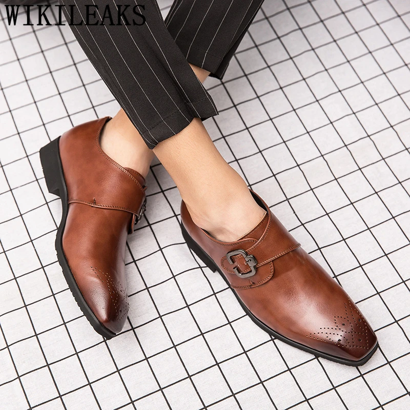 Monk Strap Shoes Black Business Shoes Men Oxford Leather Elegant Shoes For Men Fashion Big Size Men Evening Dress Zapatos Vestir 
Monk Strap Shoes Black Business Shoes Men Oxford Leather Elegant Shoes For Men Fashion Big Size Men Evening Dress Zapatos Vestir