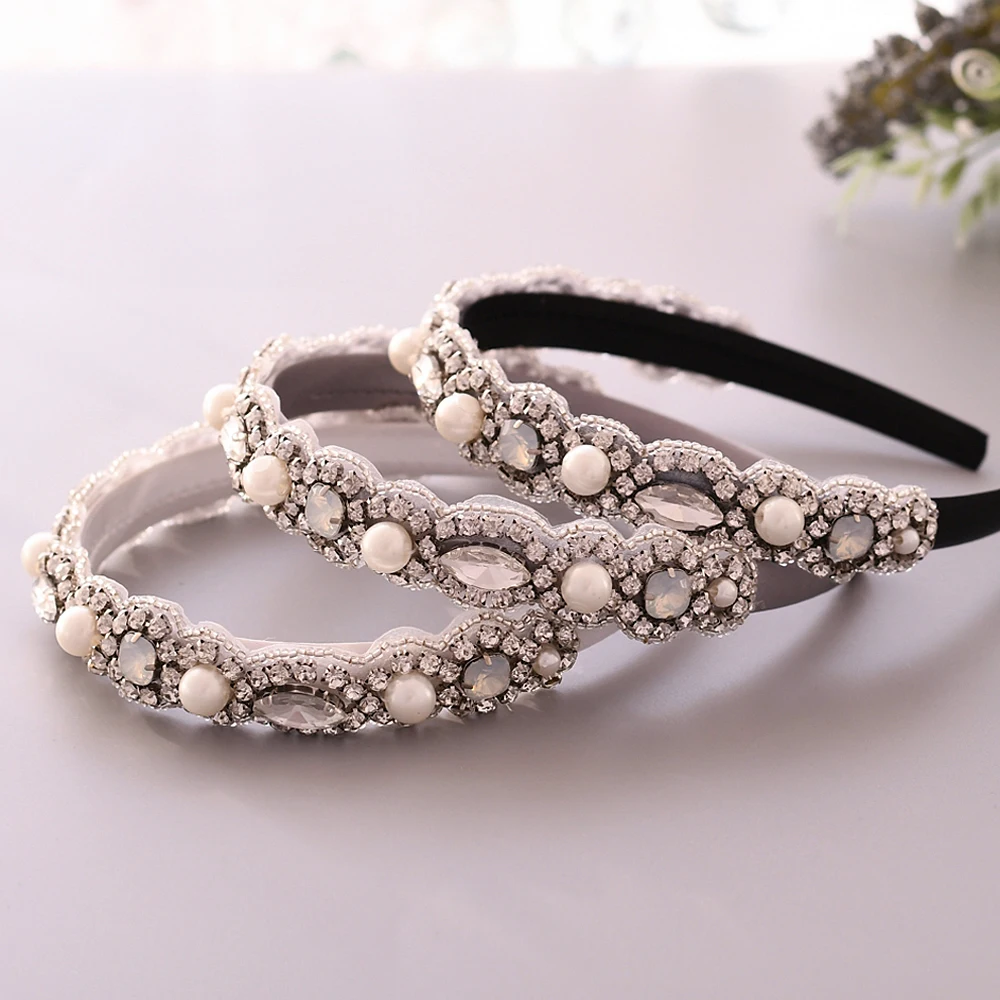 TRiXY S274-FG Luxury Bridal Hair Accessories Rhinestone Bridal Tiara Bride Headpiece Opal Baroque Headband Wedding hair Jewelry
TRiXY S274-FG Luxury Bridal Hair Accessories Rhinestone Bridal Tiara Bride Headpiece Opal Baroque Headband Wedding hair Jewelry