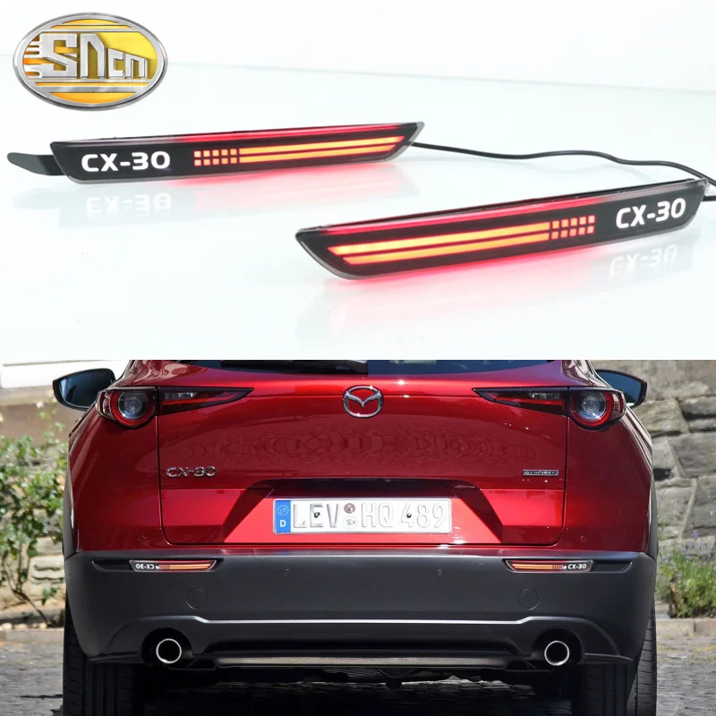 For Mazda CX-30 CX30 2020 2021 3-in-1 Functions 12V LED Bumper Light Rear Fog Lamp Brake Light Dynamic Turn Signal Reflector
For Mazda CX-30 CX30 2020 2021 3-in-1 Functions 12V LED Bumper Light Rear Fog Lamp Brake Light Dynamic Turn Signal Reflector