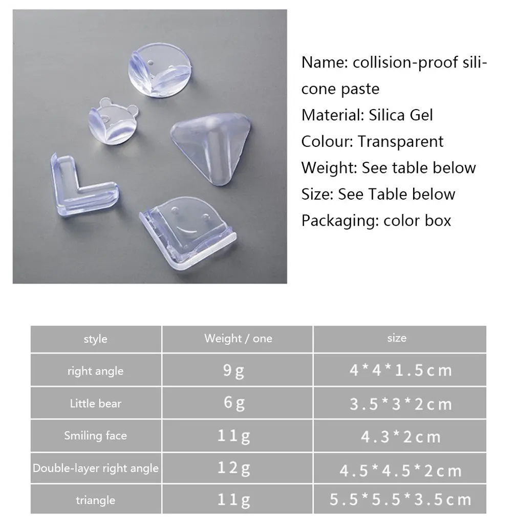 Corner protector baby collision protection child transparent anti-collision angle ball table corner table glass corner
Corner protector baby collision protection child transparent anti-collision angle ball table corner table glass corner