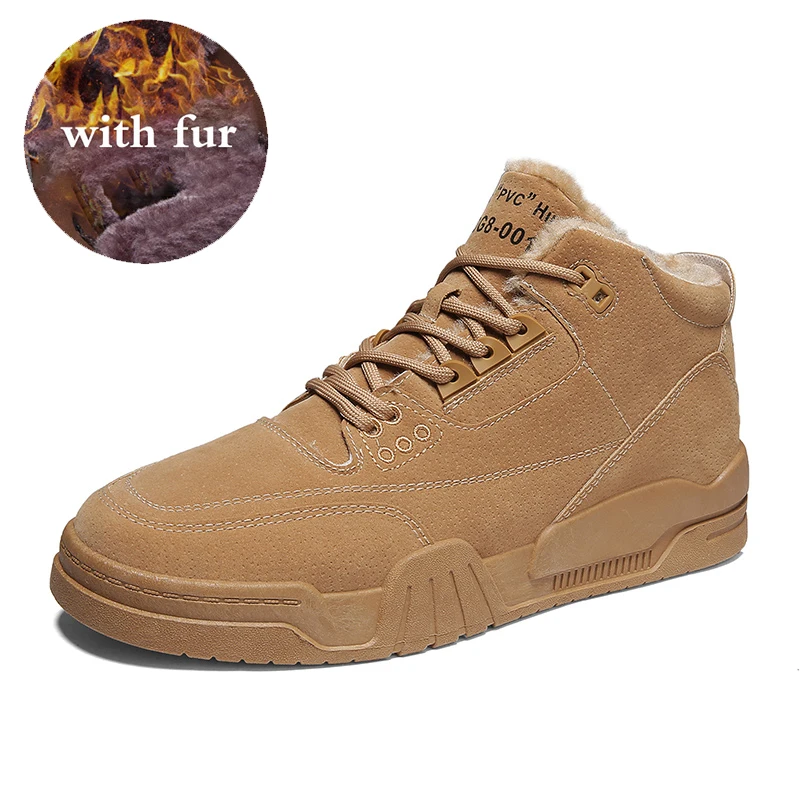 2020 Men Snow Boots Leather Casual Ankle Military Boots Men Winter Lightweight Plush Shoes for Men Lace Up Non Slip Work Hiking
2020 Men Snow Boots Leather Casual Ankle Military Boots Men Winter Lightweight Plush Shoes for Men Lace Up Non Slip Work Hiking