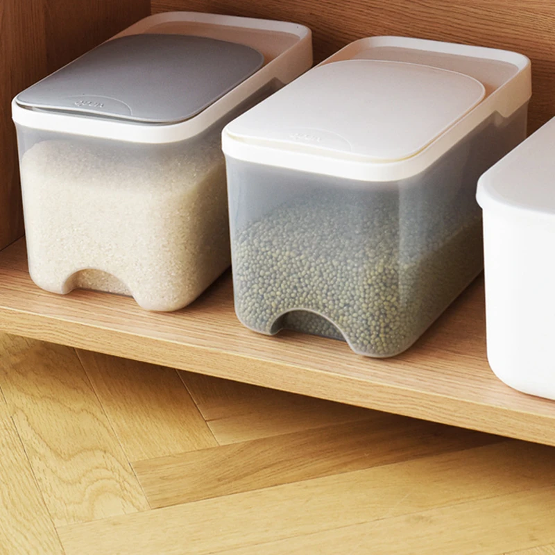 Plastic Rice Bucket Grain Storage Box 5kg Food Storage Container with Flip Lid Moisture-proof Clear Kitchen Organizer Box
Plastic Rice Bucket Grain Storage Box 5kg Food Storage Container with Flip Lid Moisture-proof Clear Kitchen Organizer Box