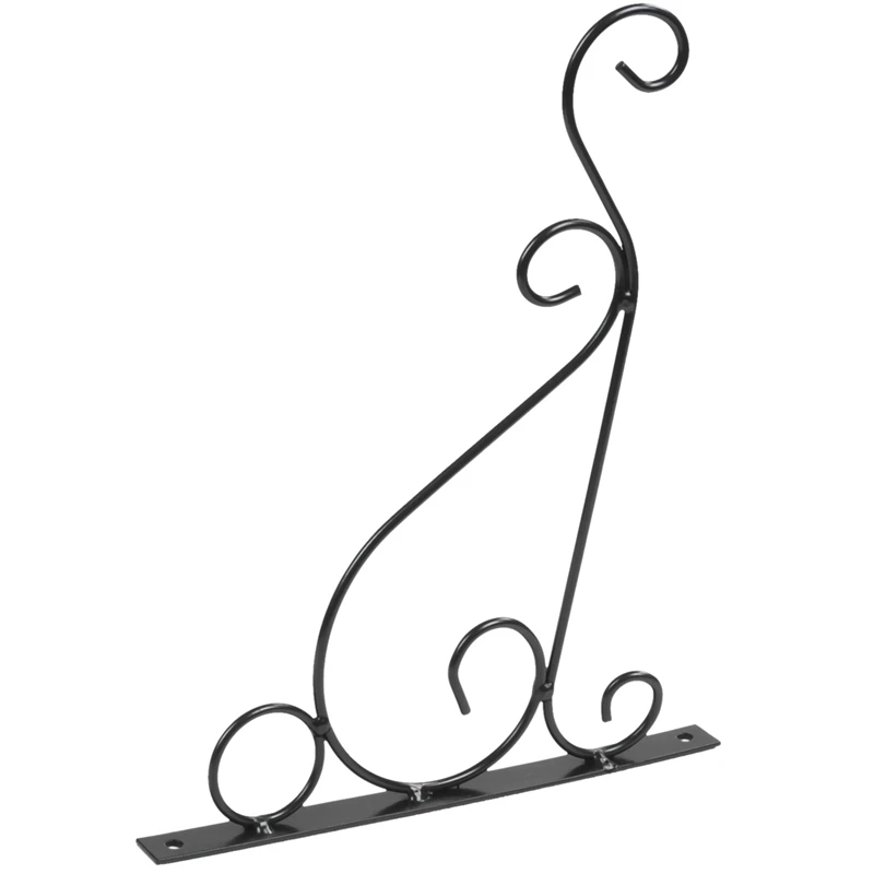 Iron Garden Wall Light Hanging Flower Plant Pot Bracket Hook Shelf Stand Holder, Black
Iron Garden Wall Light Hanging Flower Plant Pot Bracket Hook Shelf Stand Holder, Black