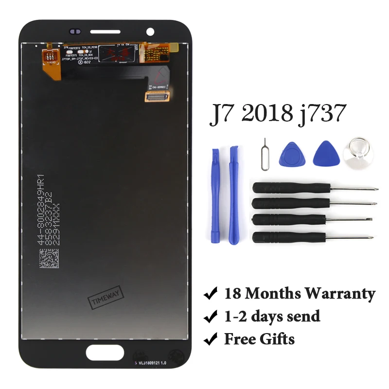 TIMEWAY OEM LCD For J7 2018 J737 LCD J737A J737P J737V J737T LCD Display Touch Screen Digitizer Replacement Parts With Gifts
TIMEWAY OEM LCD For J7 2018 J737 LCD J737A J737P J737V J737T LCD Display Touch Screen Digitizer Replacement Parts With Gifts